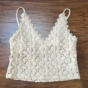 Floral lace top